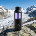 Topeacewa Wild-Tech 1.0 UVC Self-Cleaning Water Purifier Flask | 750ml Field-Tested Tactical Bottle