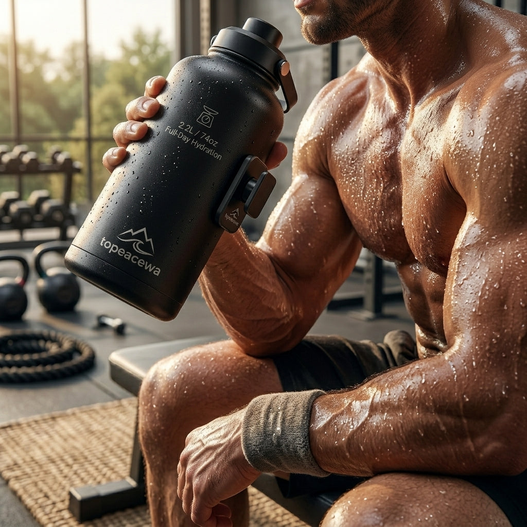TOPEACEWA ALL-DAY HYDRATION BOTTLE